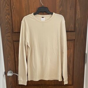 Men's Beige Crewneck Sweater
